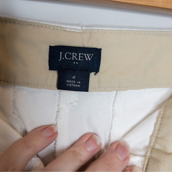 J Crew Factory Womens Size 4 Classic Chino Short White Coastal Contemporary - Picture 8 of 13
